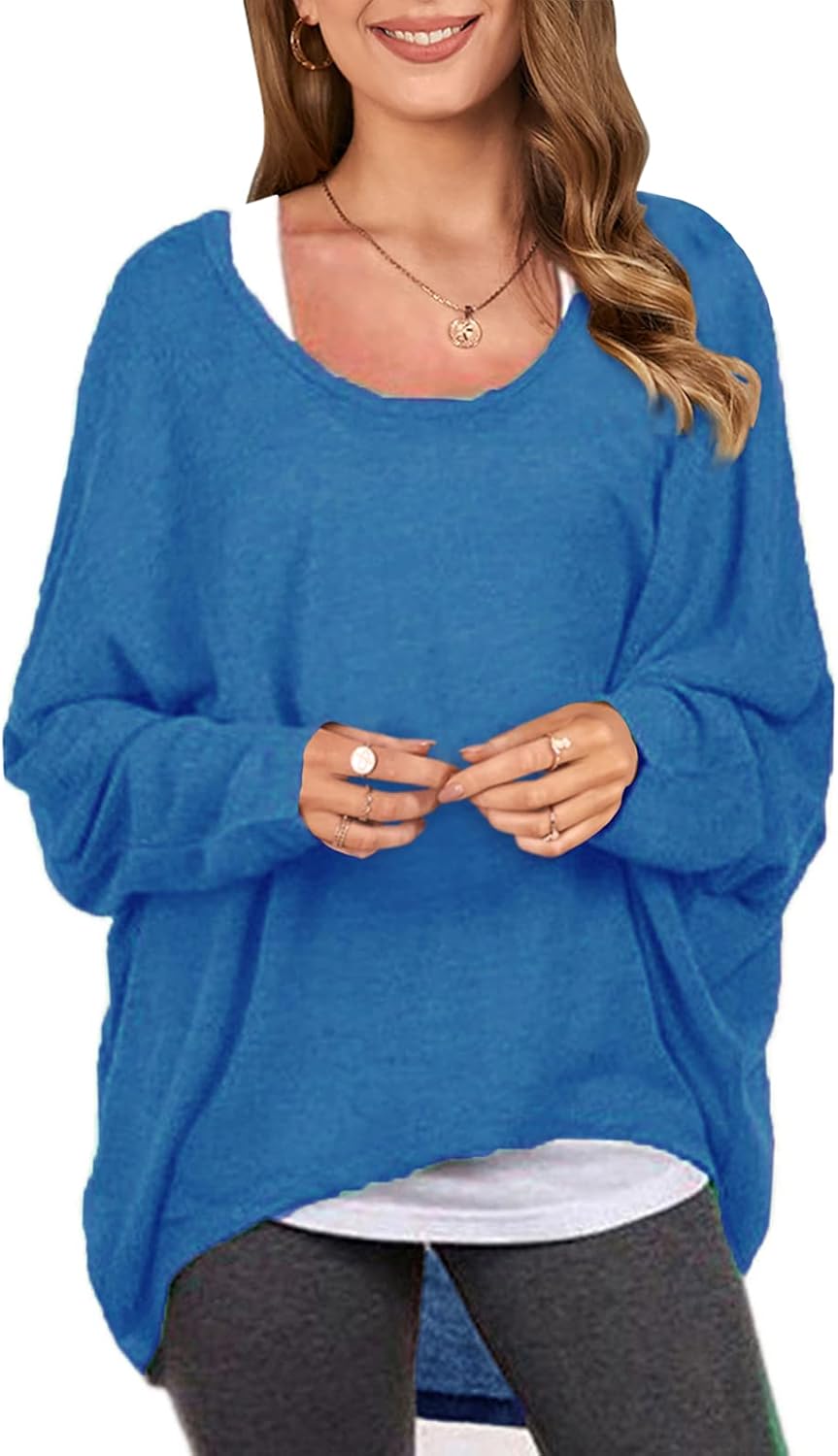 ZANZEA Women's Off The Shoulder Batwing Tops for Casual Style