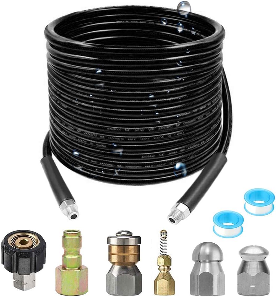 Selkie Pressure Washer Sewer Jetter Kit for Effective Drain Cleaning