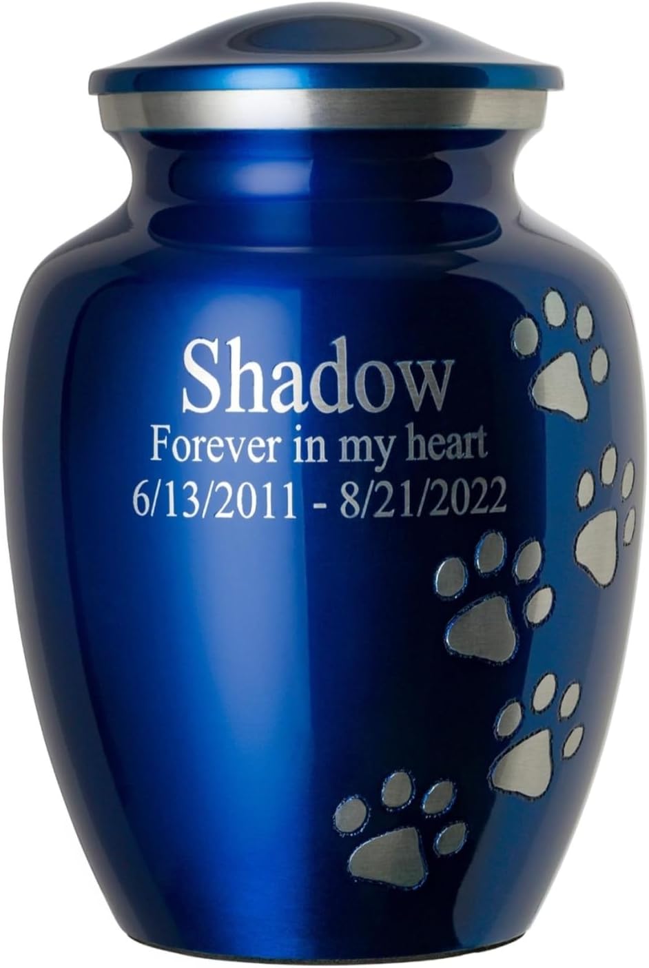 Personalized Pet Urn for Dogs and Cats with Engraving Options