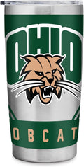Ohio Bobcats 20oz Stainless Steel Tumbler with Lid - Durable