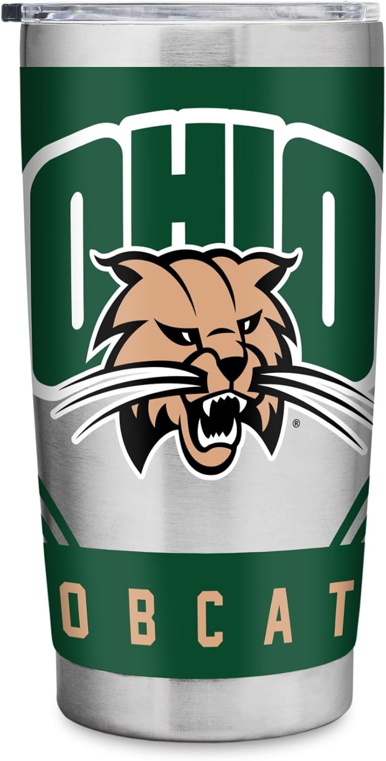 NCAA Ohio Bobcats 20oz Stainless Steel Tumbler with Lid Review