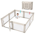 Baby Playpen with Door Foldable Adjustable Play Pen for Babies
