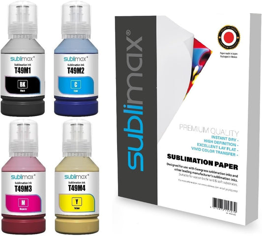 Sublimax Bundle: Sublimation Ink & Paper for Vibrant Prints