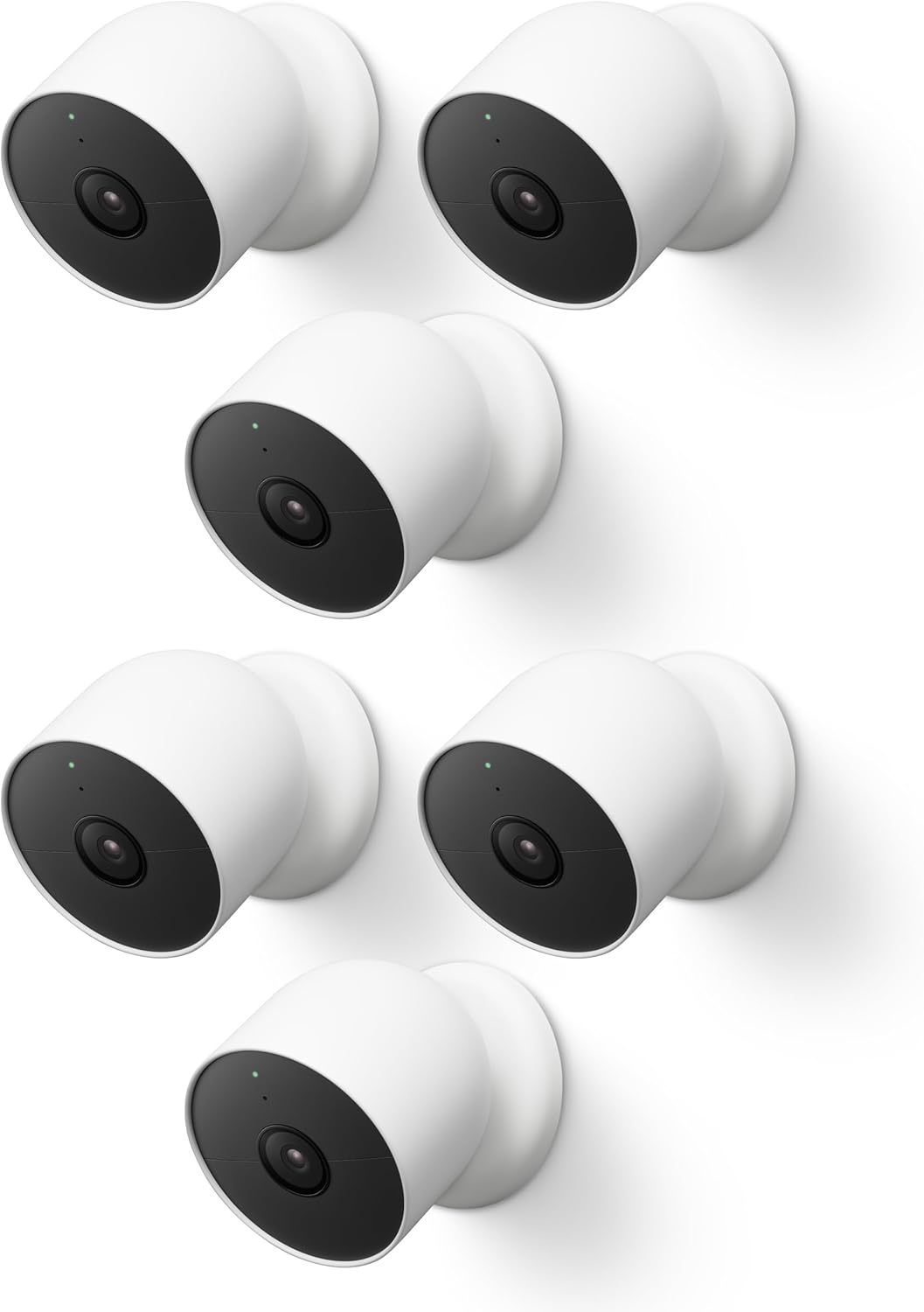 Google Nest Cam Outdoor/Indoor 2nd Gen - 6 Pack