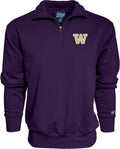 Blue 84 Men's Quarter Zip Sweatshirt Icon - Huskies Fleece Favorite