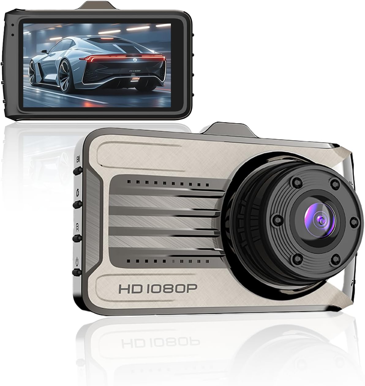 ANNJIATUU Full Metal Car Dash Cam - Night Vision, G Sensor, 1080P HD