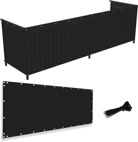 200GSM Balcony Privacy Screen - Sunlight Blocker