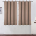 Blackout Curtains 66 x 54 in Cappuccino Set of 2 - Room Darkening
