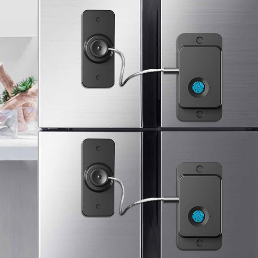 Fingerprint Fridge Lock for Child Safety and Convenience
