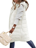 HEEKPEK Womens Puffer Vest: Stylish Warm Hooded Jacket