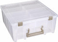 ArtBin Super Satchel Double Deep Compartment Box - Roomy Craft Storage