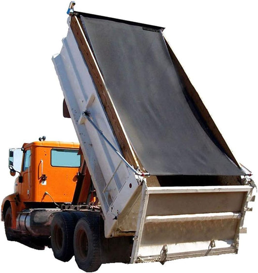 Heavy Duty Dump Truck Mesh Tarp 7ftX16ft with Pocket Opening