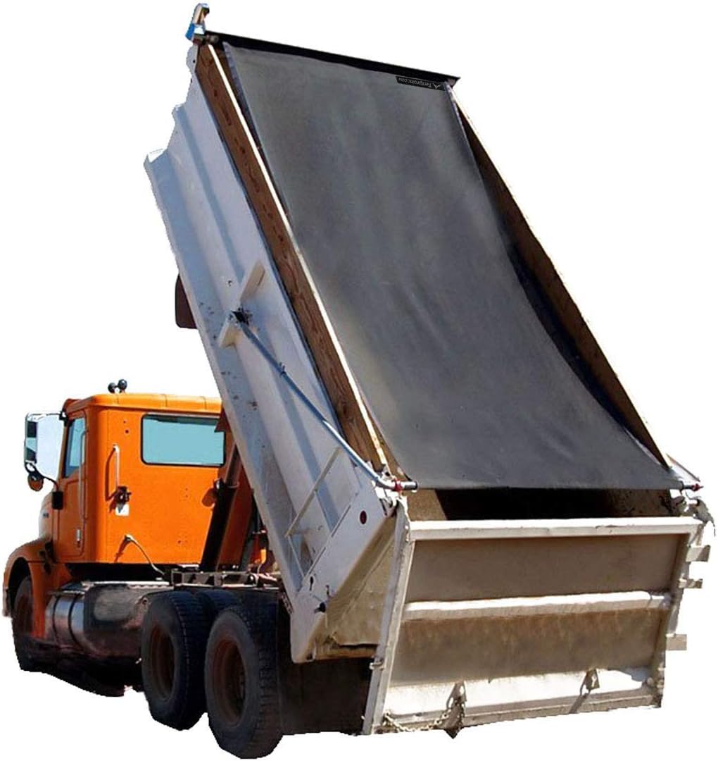Heavy Duty Mesh Tarp 7ftX22ft for Dump Trucks - Durable Protection