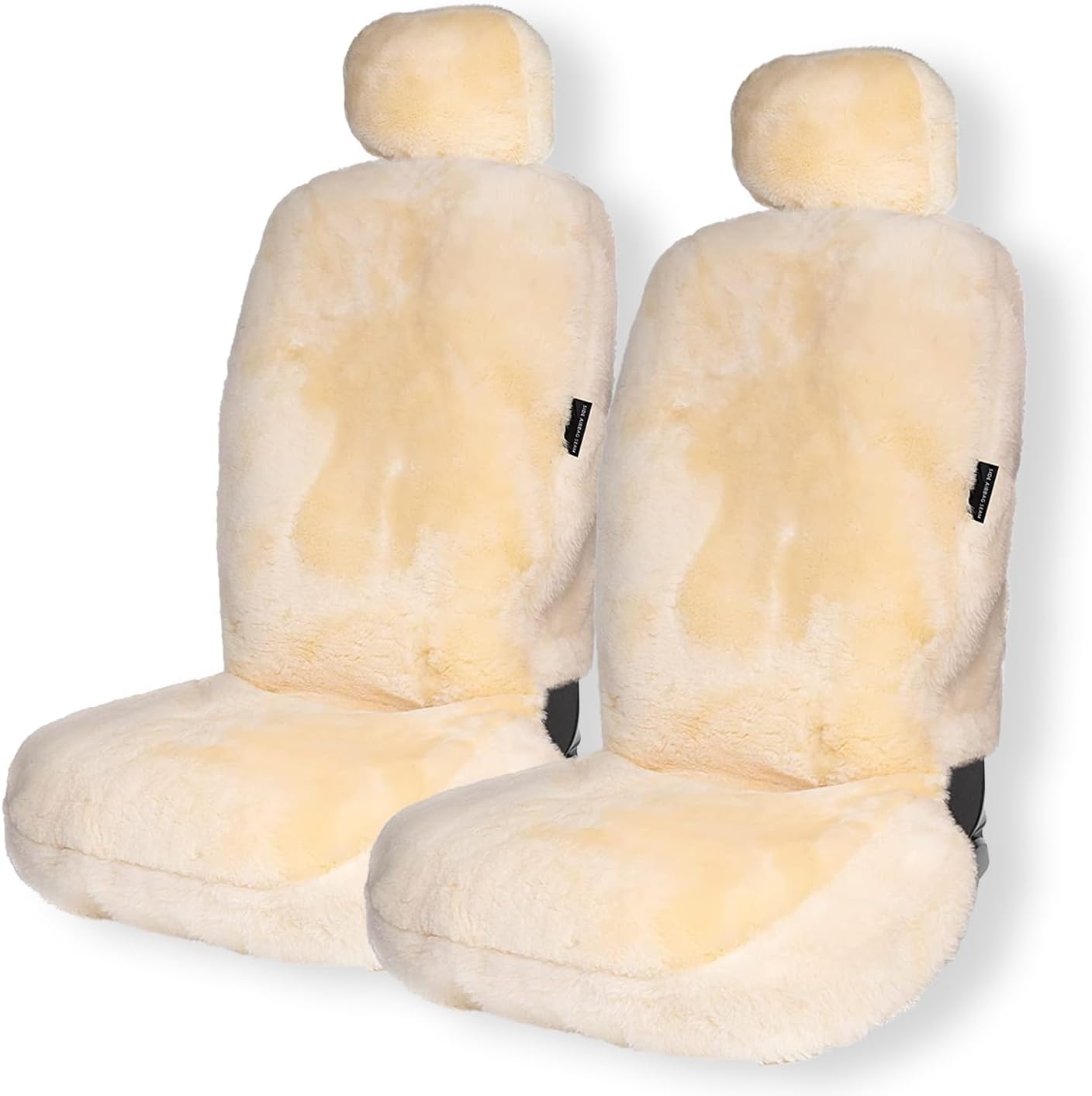 ZONETECH Sheepskin Car Seat Covers for All Seasons Comfort