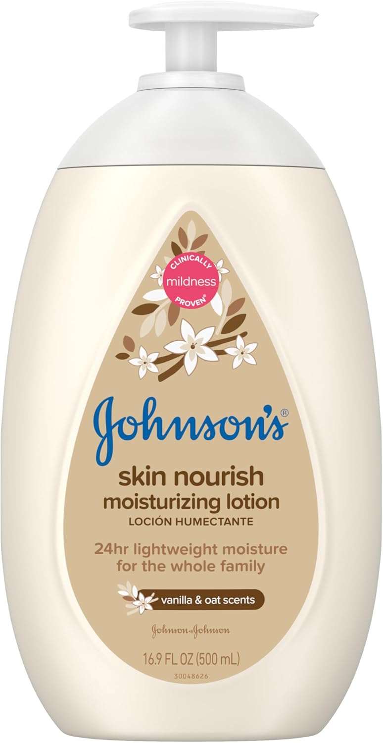 Johnson's Baby Nourishing Vanilla & Oat Lotion - Gentle Hydration