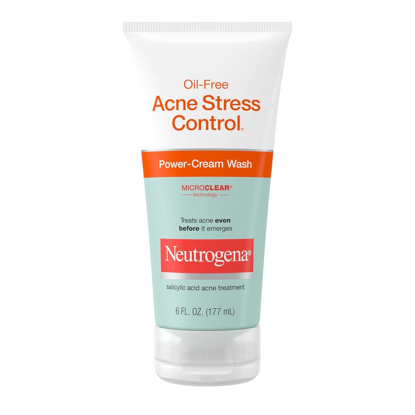 Neutrogena Oil-Free Acne Stress Control Cream Face Wash 3 Pack
