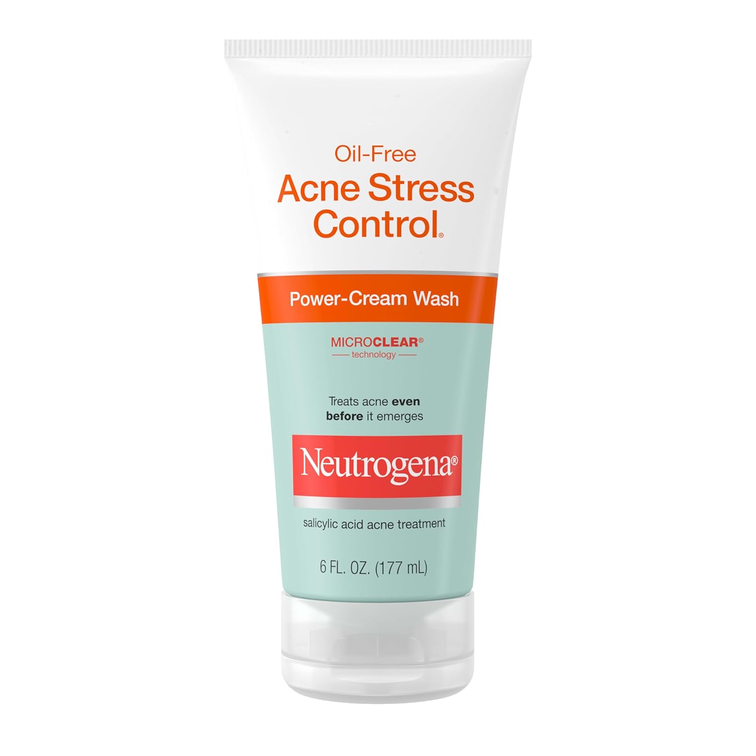 Neutrogena Oil-Free Acne Stress Control Cream Face Wash 3 Pack