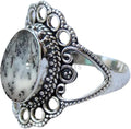 Solid 925 Sterling Silver Black Onyx Ring for Womens - Chunky LOADS