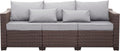 Rattaner Outdoor 3-Seat Sofa for Ultimate Patio Comfort