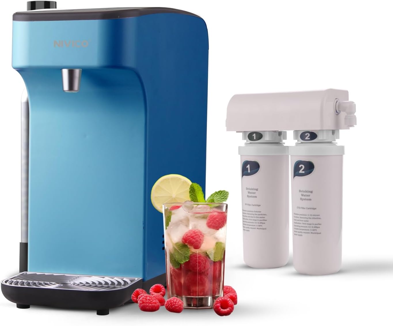 NIVICO Ice Cold Soda Maker & Water Cooler
