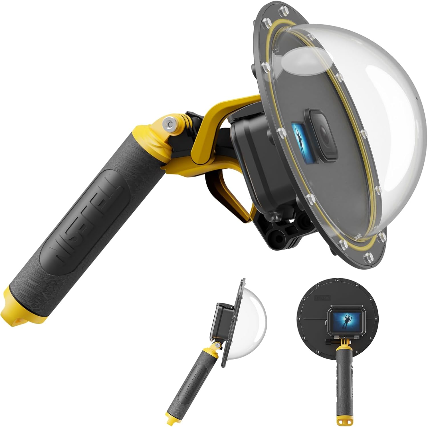 TELESIN Dome Port for GoPro Hero 12 11 10 9 Black Underwater Use