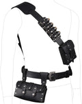 Medieval Baldric Tactical Belt Set for Cosplay - Adjustable Leather