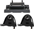 TRQ Engine & Transmission Mount Kit Fits 1997-2006 Jeep Wrangler