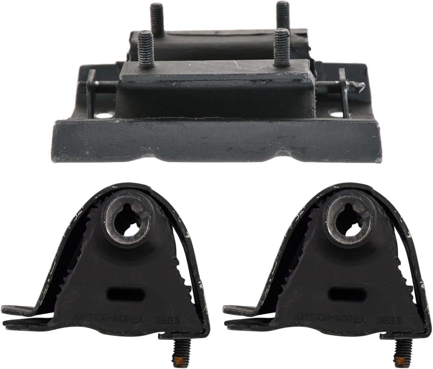 TRQ Engine & Transmission Mount Kit for 1997-2006 Jeep Wrangler