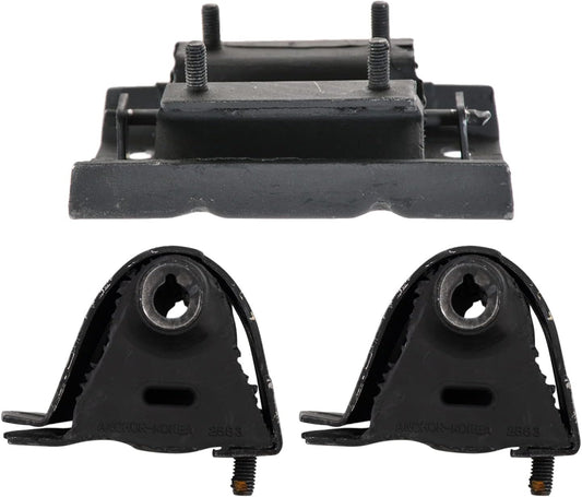 TRQ Engine & Transmission Mount Kit for 1997-2006 Jeep Wrangler