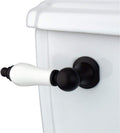 Victorian Toilet Tank Lever Porcelain Handle in Oil Rubbed Bronze