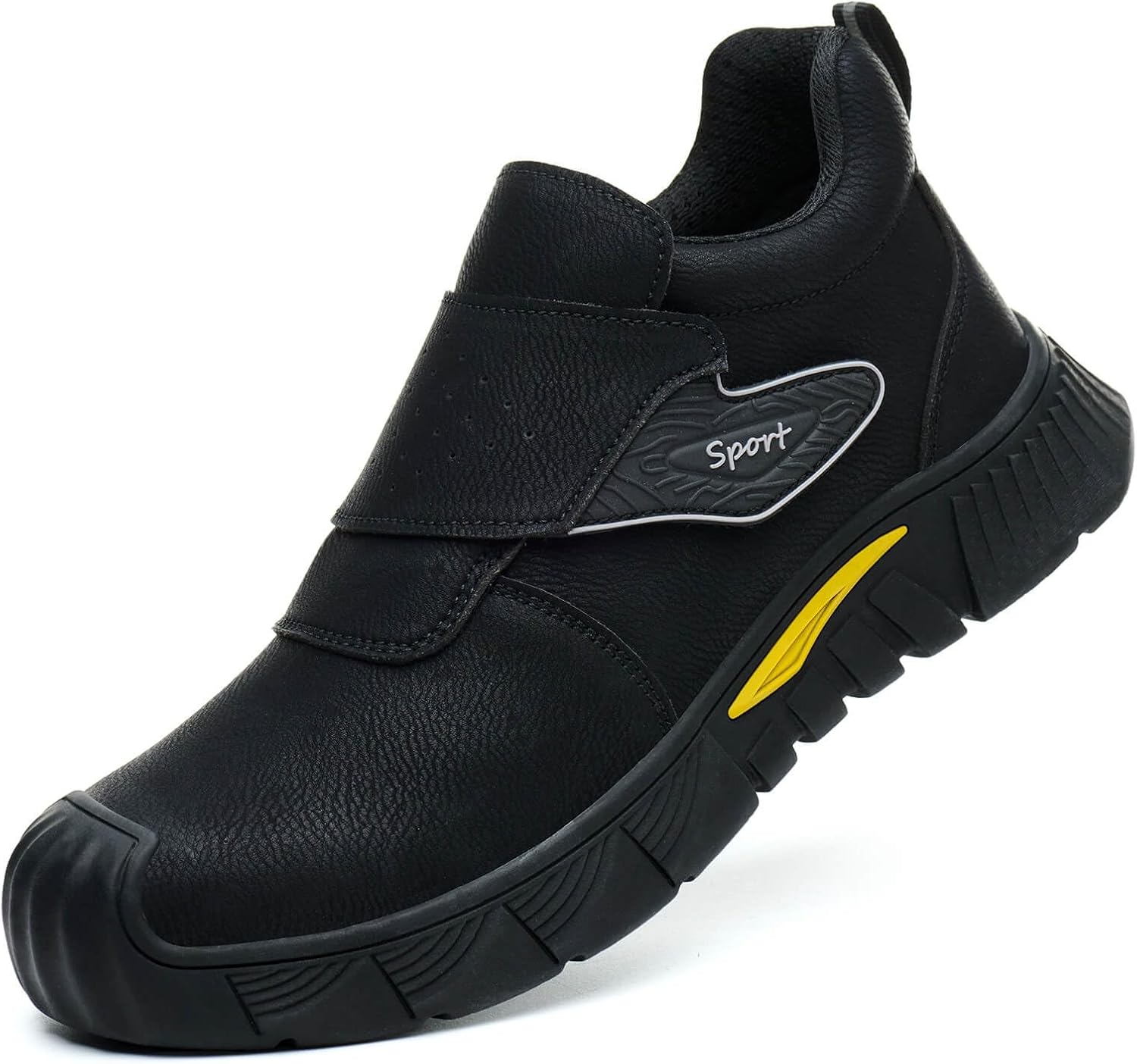 Welding Work Boots for Men Women Slip on Steel Toe Comfortable