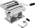 Pasta Maker Machine Stainless Steel Manual - Adjustable Thickness
