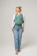 Mabe Monarch Ergonomic Baby Carrier Evergreen Check - Hip-Healthy
