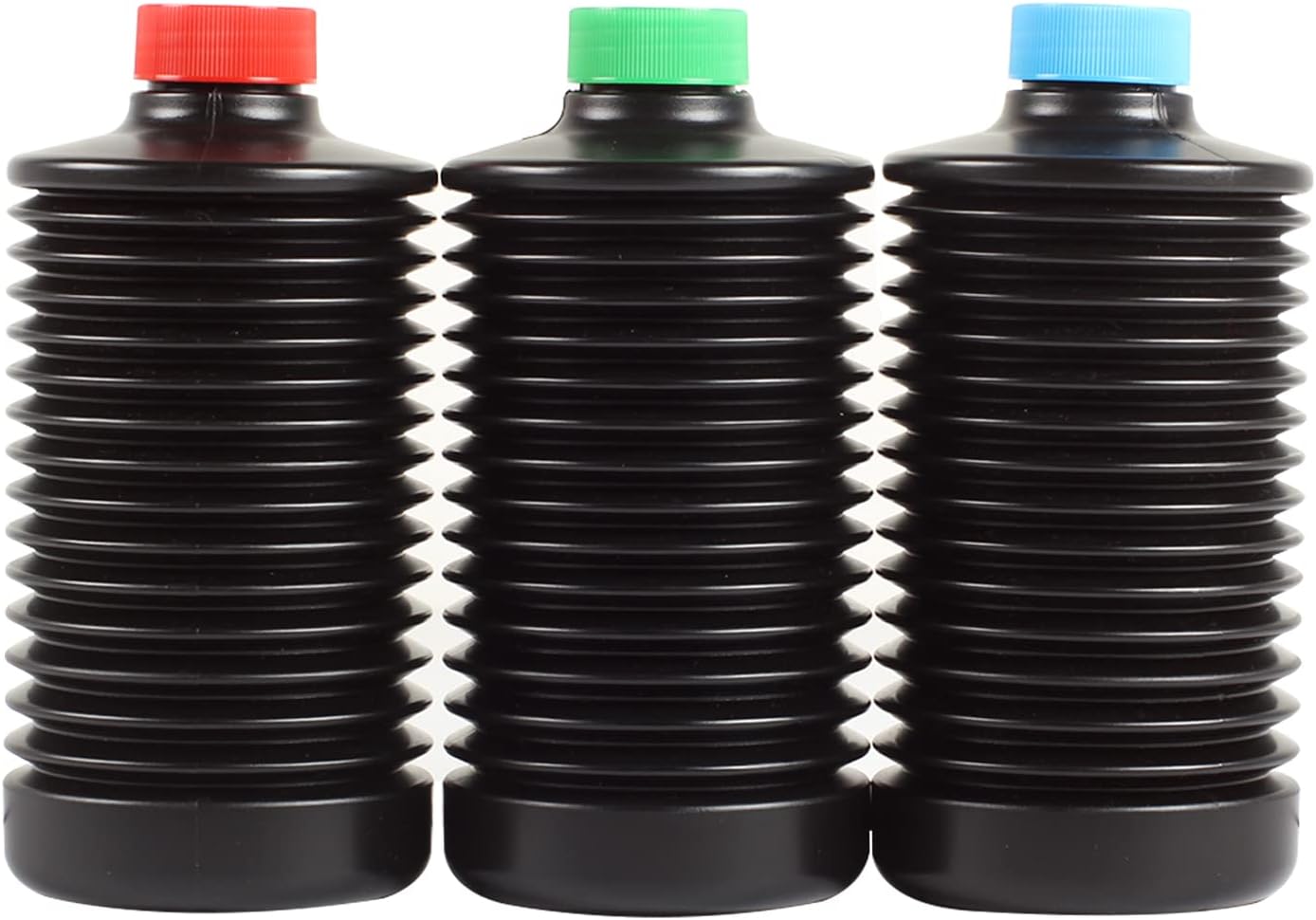 3X Collapsible Darkroom Chemical Storage Bottles for Liquid Use