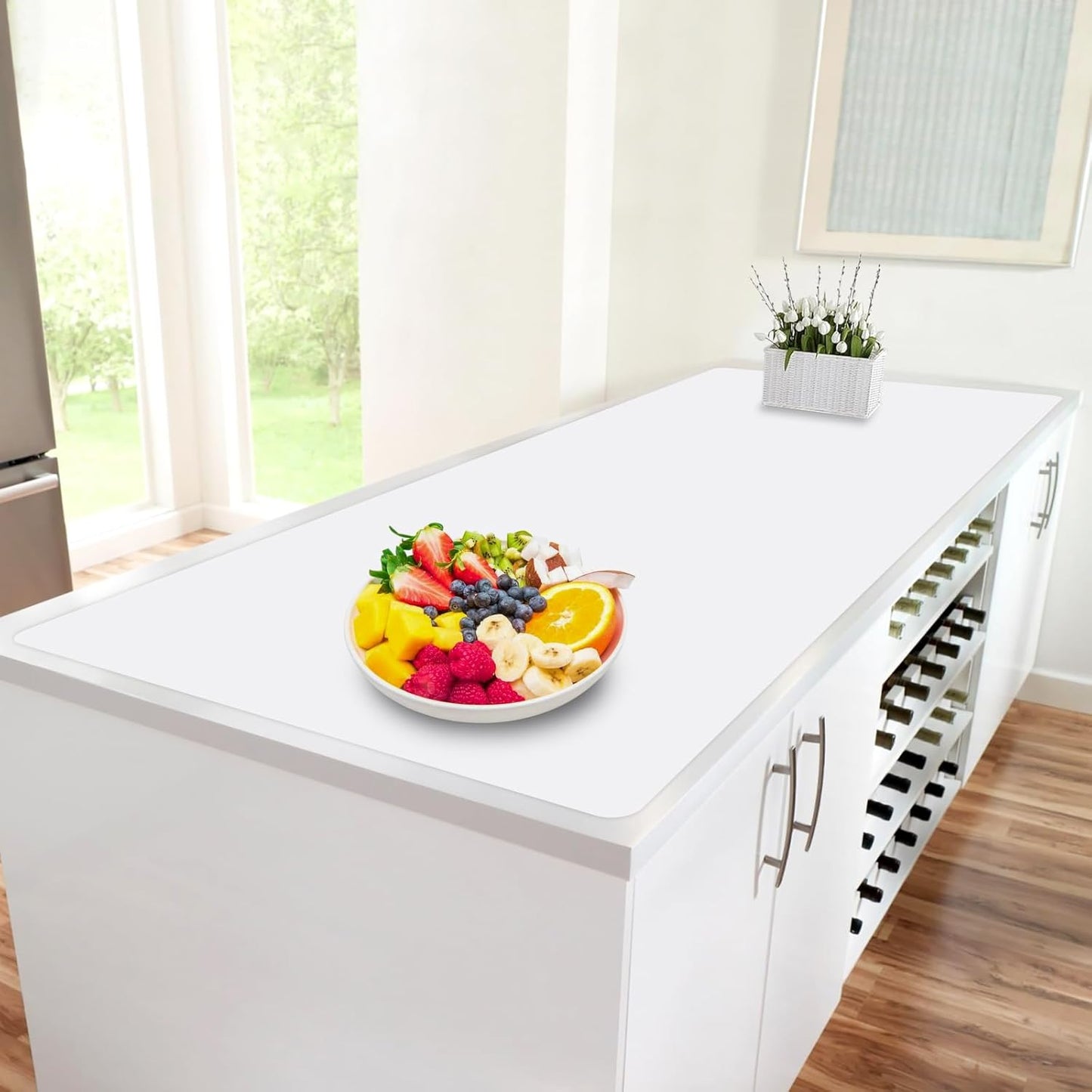 Extra Large Silicone Mat for Kitchen Counter Protection and Use