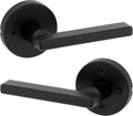 Kwikset Halifax Interior Privacy Door Handle - Matte Black