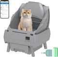 Automatic Cat Litter Box Self Cleaning - App Control, Quiet and Safe