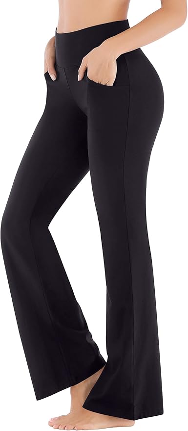 Ewedoos Bootcut Yoga Pants for Women with Pockets and Comfort
