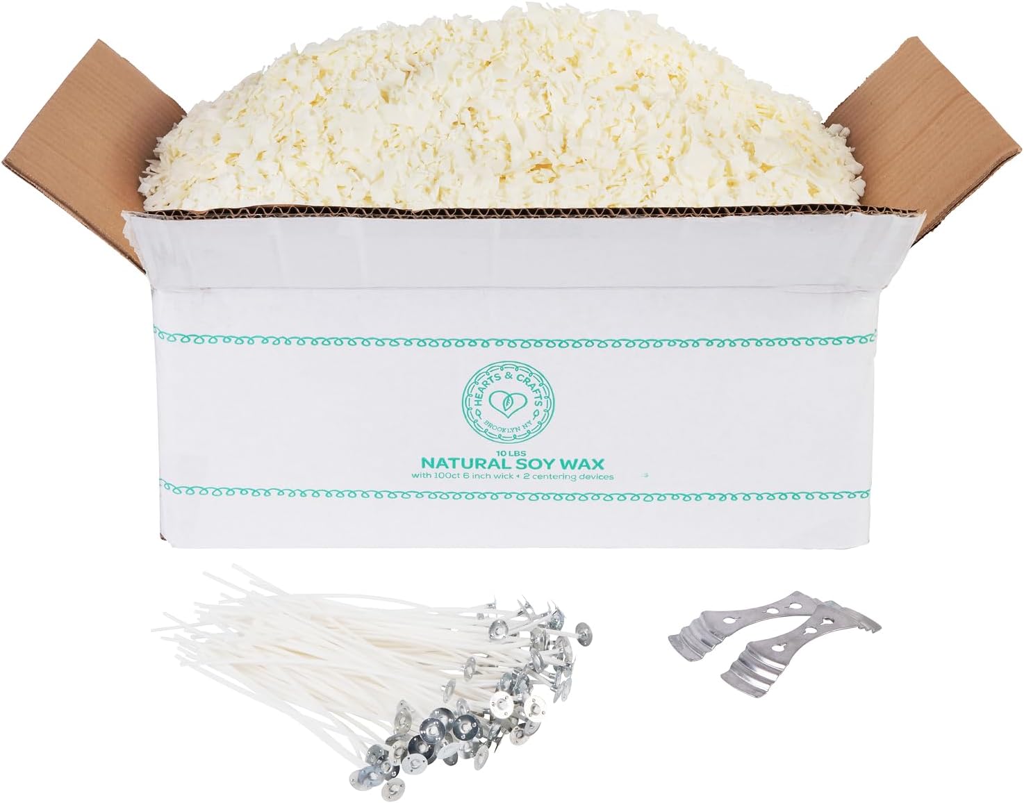 Hearts & Crafts Soy Candle Wax Kit for DIY Candle Making