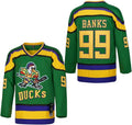 Youth Mighty Ducks Jersey Conway #96 Banks #99 - Movie Replica