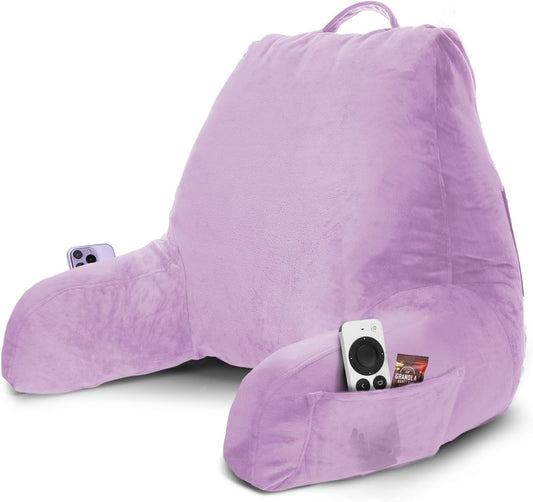 Nestl Reading Pillow with Shredded Memory Foam for Comfort