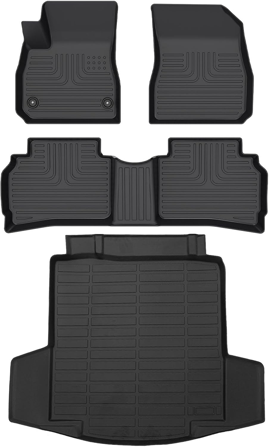 Custom Fit Floor Mats for Chevy Malibu 2016-2024 - All Weather