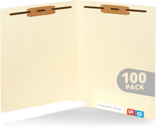 Durable Manila Fastener File Folders for Medical and Office Use