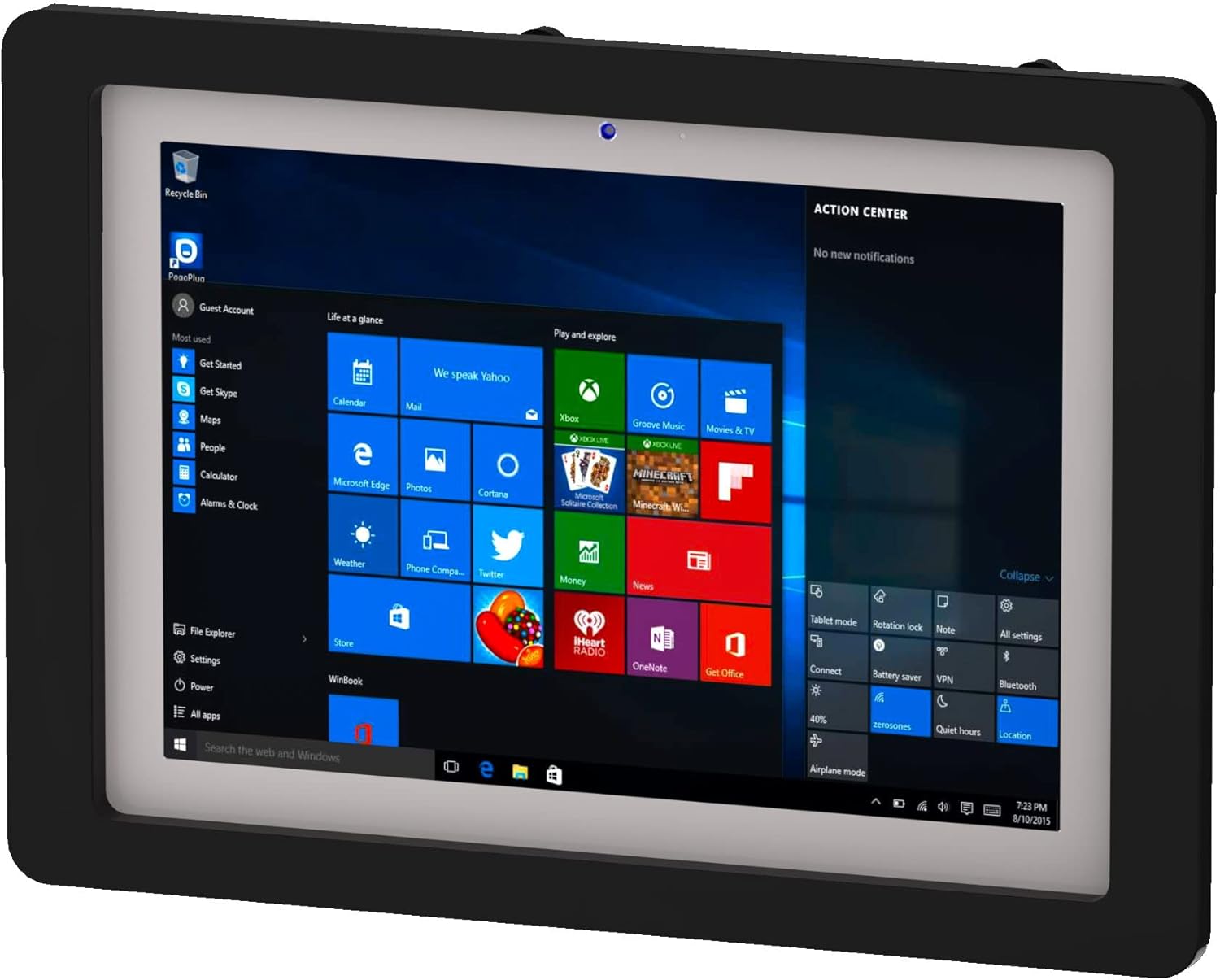 TABcare Anti-Theft Security Acrylic VESA Case for Surface Go