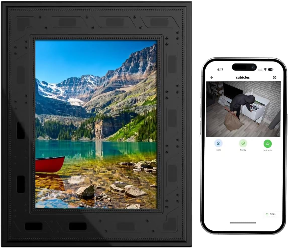 Picture Frame Camera with 1080P HD Night Vision and Motion Detection