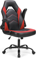 Gaming Ergonomic Office Chair for Adults - Thick Cushion & Flip-up