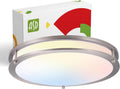 18 in Round Flush Mount LED Ceiling Light - 3CCT Dimmable, Low Profile
