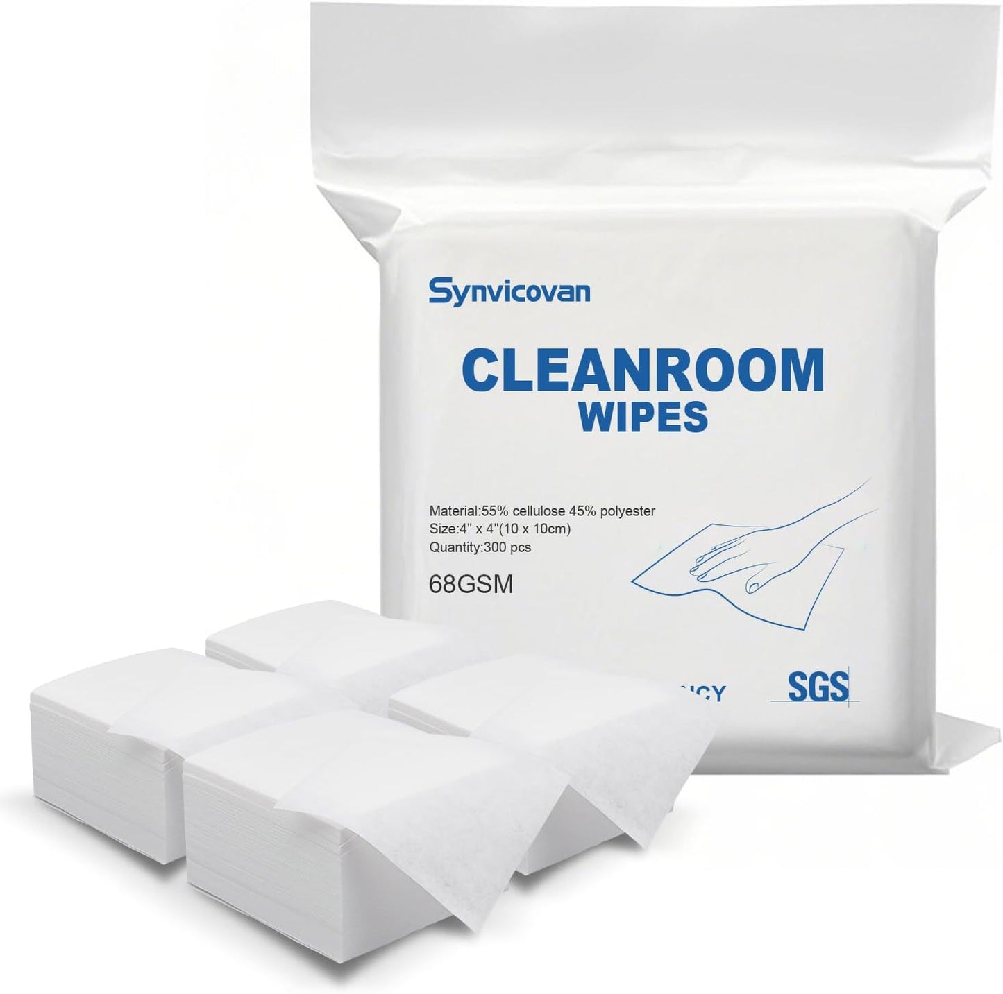 Cleanroom Wipes 4x4 for Electronics and Laboratory Use