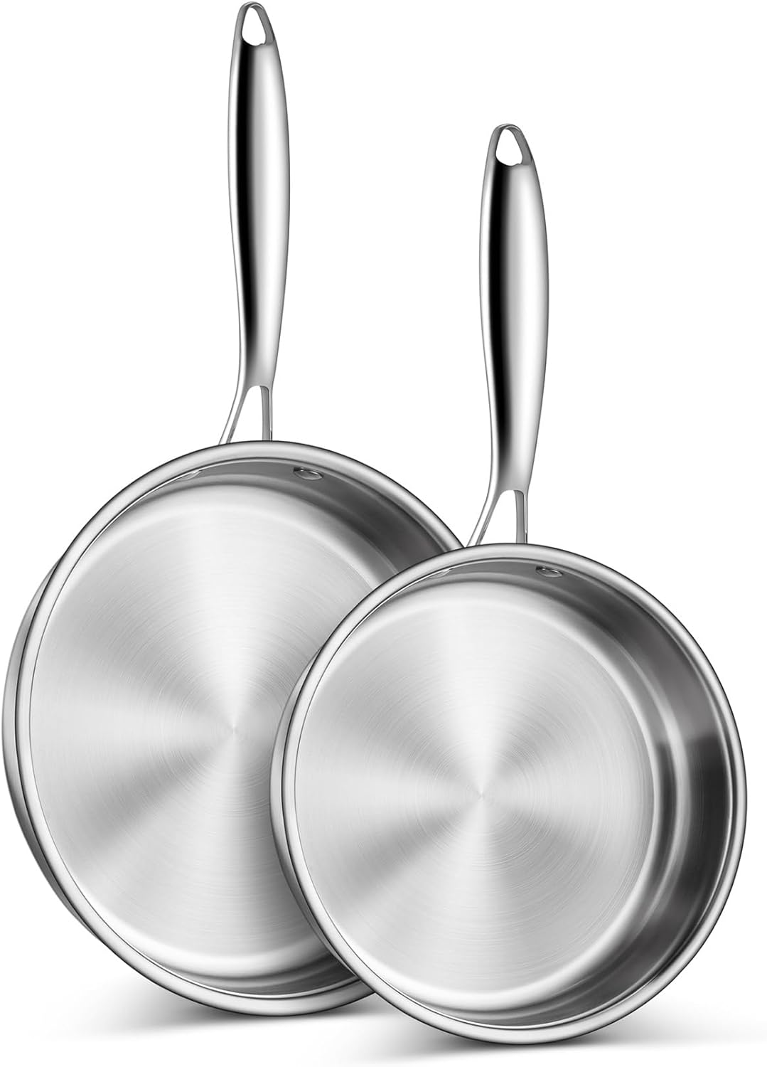 P&P CHEF 8 & 10 Inch Stainless Steel Frying Pan Set Review