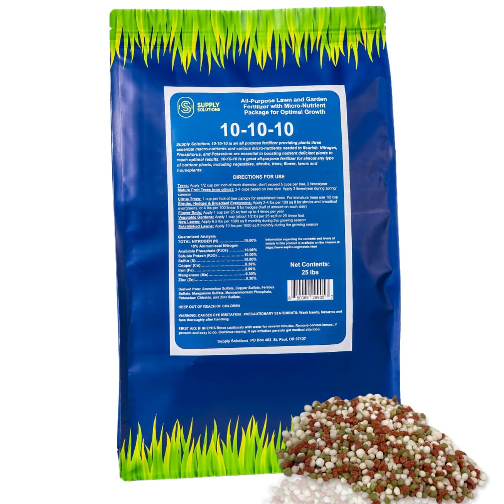 10-10-10 Complete Lawn & Garden Fertilizer for Healthy Growth